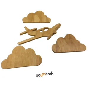 Cuadro infantil aéreo 4 pzas